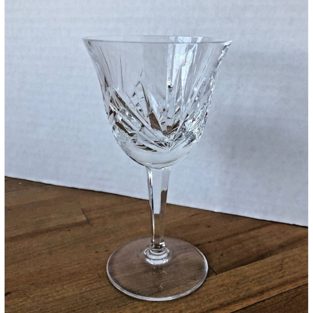 Gorham Cherrywood Crystal Wine Goblet Glass 5 5/8"